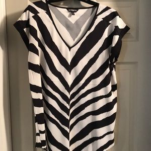 Zebra printed blouse!